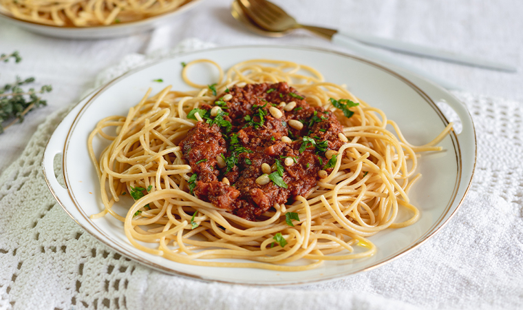 vegane-low-carb-spaghetti-bolognese