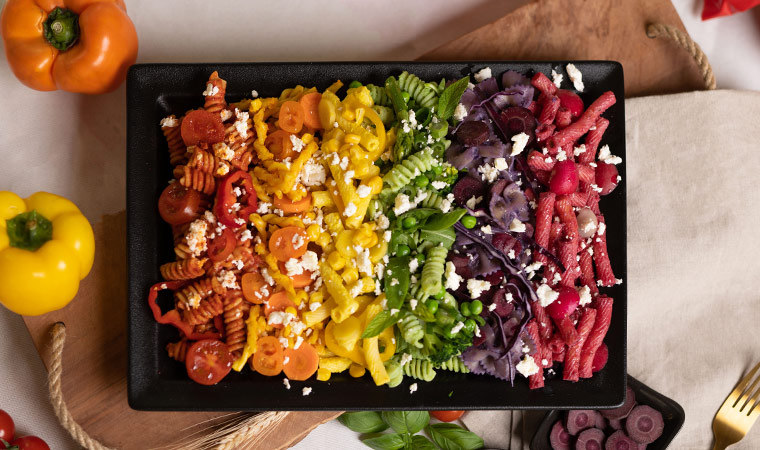Regenbogen Nudeln | Lass dir Vielfalt schmecken!