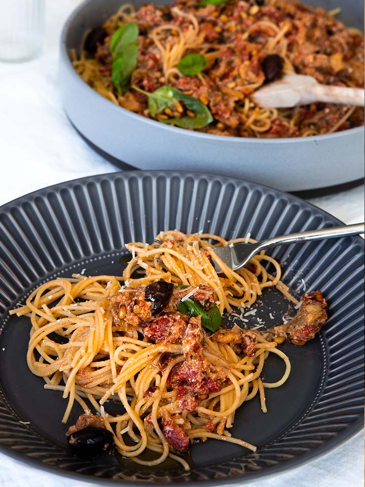 vegane-spaghetti-alla-norma-rezept