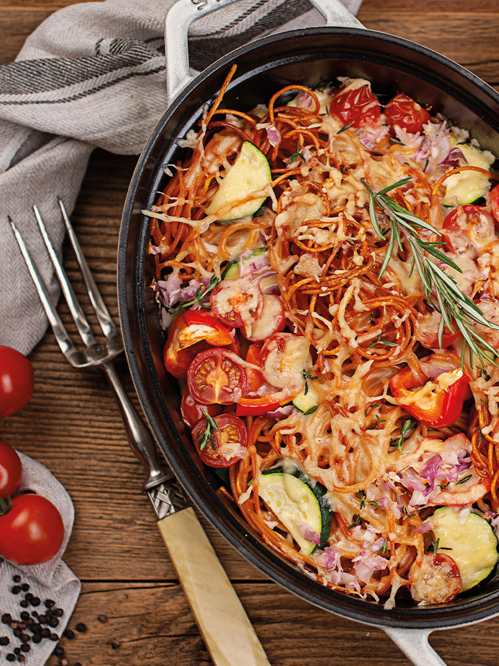 spaghetti-al-forno-mit-cremigem-gemuese-ricotta-gratain-pasta-di-peppino